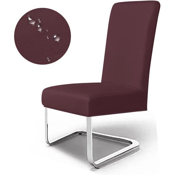 Funda Para Silla Cuatro Estaciones Resistente Al Agua Funda Para Silla De Restaurante Hogar Hotel Silla De Comedor Cubierta Antipolvo Funda Para Silla Sentido De Alta Gama 21*19*1Cm-image