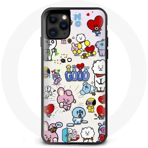 Funda Para Iphone 13 BTS Bangtan Sonyeondan BT21 Van Tata Chimmy Cooky Rj Koya Mang Y Shooky-image