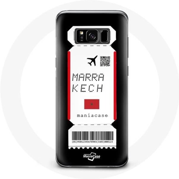 Funda Para Samsung Galaxy S8 Plus Billete De AvióN Marrakech Marruecos-image
