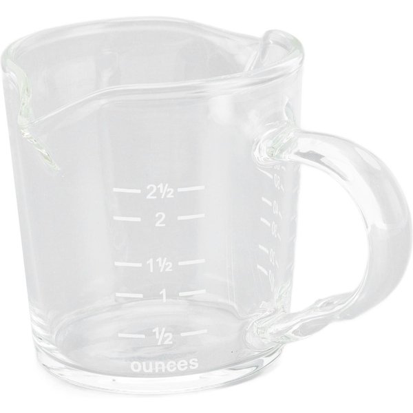 Taza Medidora De Vidrio Reutilizable Doble Boquilla Aislada Robusta Taza Para Café Leche Vidrio Italiano Medidor L(For 6.5-9Kg)-image