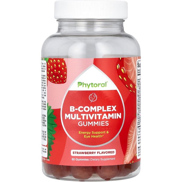 Phytoral, Gomitas MultivitamíNicas De Complejo B, Fresa, 60 Gomitas-image