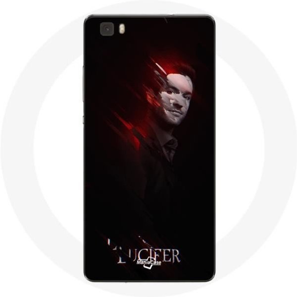 Funda Para Huawei P8 Lite Serie Lucifer Fondo Negro-image