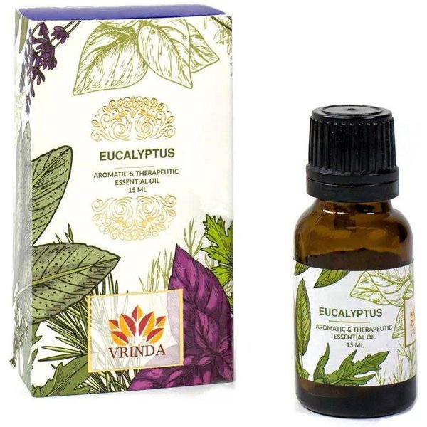 Aceite Esencial De Eucalipto (15 Ml), Aceite Esencial De Eucalipto Vrindaam 14.171875-image