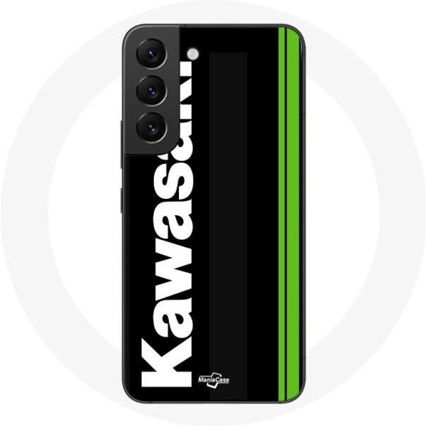 Funda Para Samsung Galaxy S21 FE - Maniacase - Logo Kawasaki - Flexible - Negra - Mixta-image