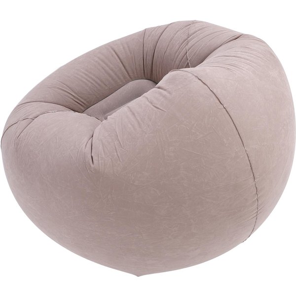 SillóN Inflable Sofá PortáTil Para Sala De Estar Dormitorio BalcóN Sala De Lectura Gris-image