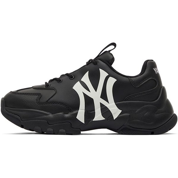 MLB Big Ball Chunky Classic Ulepszone Retro Nadruk ZwięKszająCe Wzrost Niskie Top Ojcowskie Buty Unisex Trampki Czarne 3ASHC104N-50BKS 36.5 Black-image