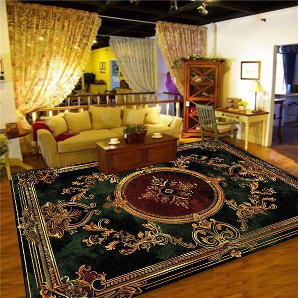 Europejski Dywan Lekko Luksusowy Salon 200X300Cm Dywan DużY Rozmiar Dekoracja Dywan Sypialnia Zmywalny Mata PodłOgowa WejśCiowa AntypośLizgowa 60*90Cm-image