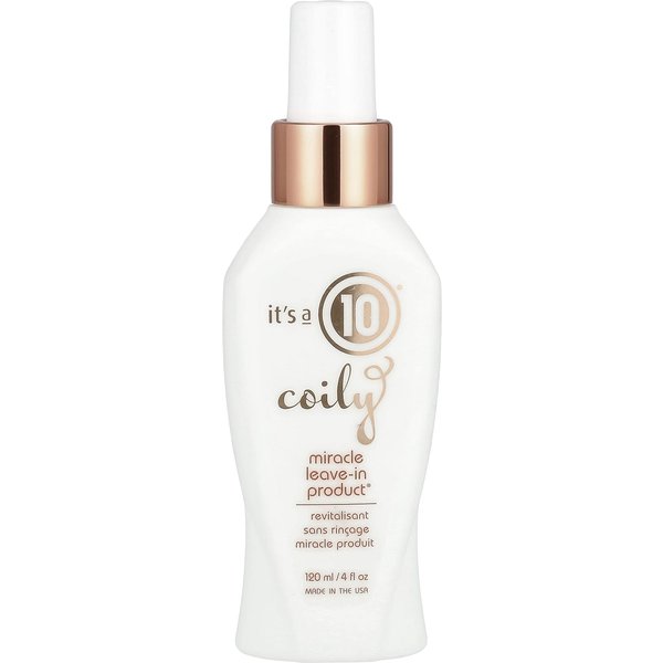 Es Un Producto Sin Enjuague Milagroso Coily 10®, 4 Onzas LíQuidas (120 Ml) White-image