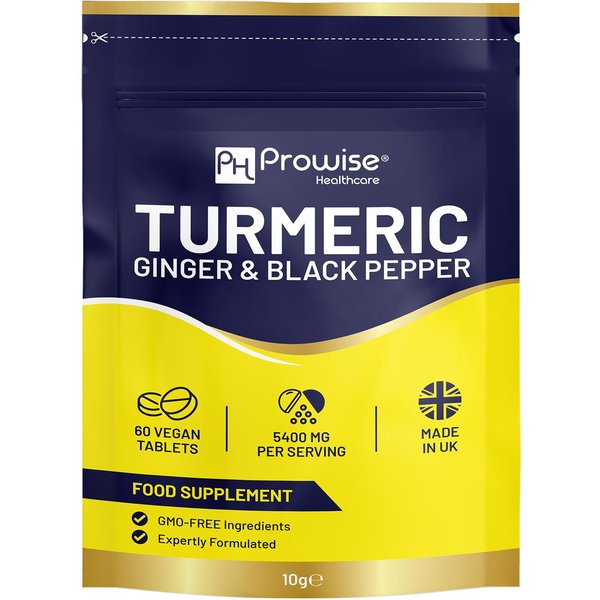 Tabletki Z Kurkumą 5400Mg Z Czarnym Pieprzem I Imbirem – FormułA Wysokiej Mocy 95% Kurkuminy-image