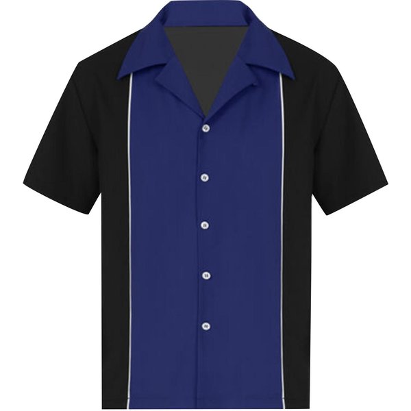 Camisa Hawaiana Para Hombres, Camisas De Bolos Vintage Con Botones, Camisa De Playa De Verano De Manga Corta XXL-image