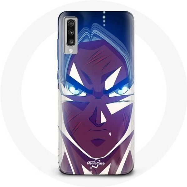 Funda Samsung Galaxy A70 Dragon Ball Goku Cara Enfadada-image