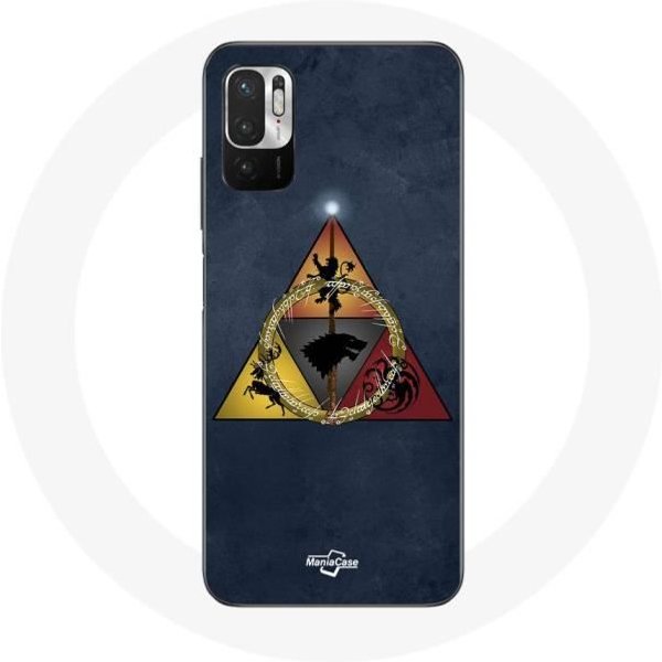 Funda - Juego De Tronos - Poco M3 Pro - RíGida - Logo TriáNgulo Baratheon - Mixta-image