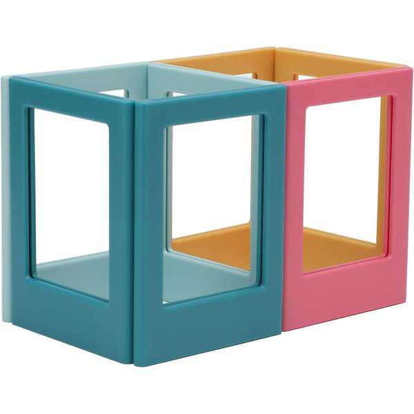 20 Sztuk Magnetyczna Ramka Na ZdjęCia 3 Cale ABS DIY Magnetyczna Ramka Na ZdjęCia Instax Do LodóWki Domu Multikolor-image