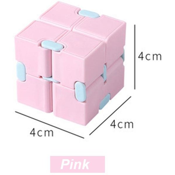 Cubo MáGico AntiestréS Para Adultos, Rompecabezas Con Forma De Cubo, Juguetes Sensoriales Divertidos Con Giro Infinito Para NiñOs Con Necesidades Especiales, Regalos De Navidad-image