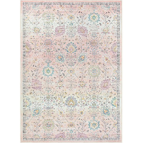 Lahome Dywan SzałWiowo-Zielony MięKki Dywan Boho DużY WzóR Kwiatowy MożNa Prać W Pralce AntypośLizgowy Dywan Do Salonu Sypialni 50X80Cm-20X31In-image