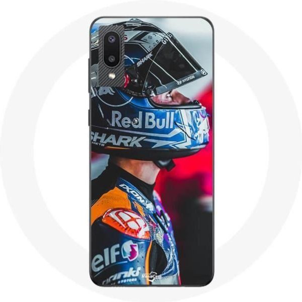 Funda - Maniacase - Samsung Galaxy A02 - Moto GP - Flexible - ProteccióN Y DecoracióN Negro-image
