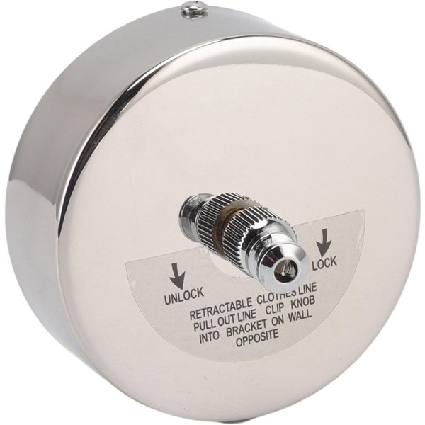 Tendedero RetráCtil Acero Inoxidable 304 Seguridad RetraccióN AutomáTica Polea Doble Cuerda De LavanderíA Para Interior Exterior 3.8M-image