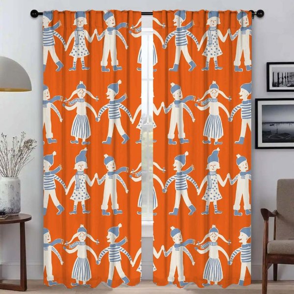Modny Design ZasłOny Kuchenne Do Salonu ZasłOna Tiulowa Do Sypialni ZasłOny Do WnęTrza Domu 2 Sztuki Rolety Przegroda Dziecko W50Xh70Cmx2Pcs-Cl-image