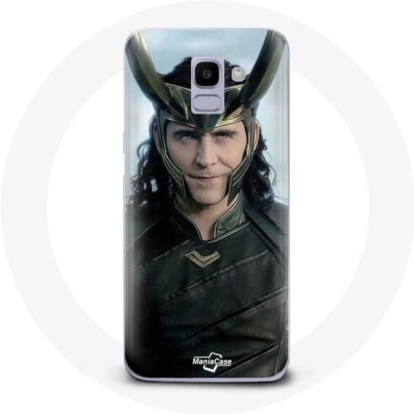 Funda Para Samsung Galaxy A6 2018 Loki Thor Ragnarok Con Casco Temporada 1-image