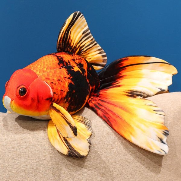 50 Cm Symulacja ZłOtej Rybki Pluszowa Poduszka Wypchane Zwierzę Podwodne Poduszka Dekoracja Kanapy KrzesłA Prezent 50Cm Red-image