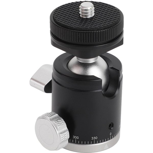 Mini TríPode De CáMara Con Cabezal EsféRico De AleacióN De Aluminio Giratorio De 360 Grados Y Tornillo De 14 Pulgadas-image