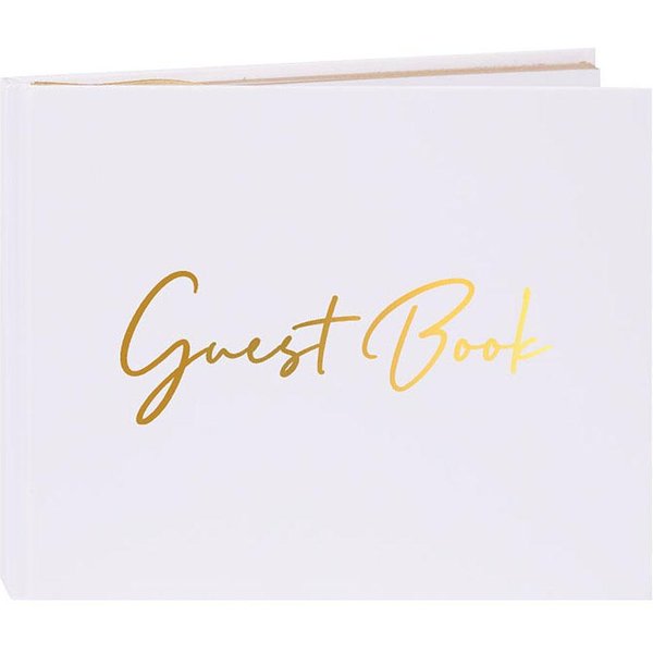 Elegante Libro De Visitas Para Bodas, 100 PáGinas, Para Compromisos, Fiestas, Baby Showers, Aniversarios Y CumpleañOs. Oro-image