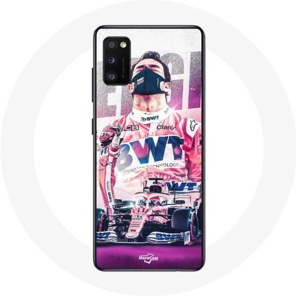 Funda - Maniacase - Samsung Galaxy A41 - FóRmula 1 - Sergio PéRez - Flexible - Morado-image