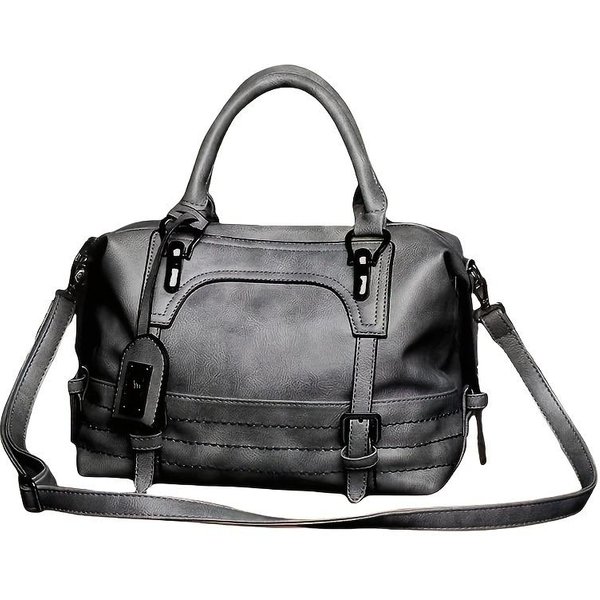 Torebka Vintage Boston, DużA Pojemność, Torba Typu Crossbody - Damska Torba Na Ramię Ze Sztucznej SkóRy - Stylowa I Pojemna - Dla Modnych Kobiet-image