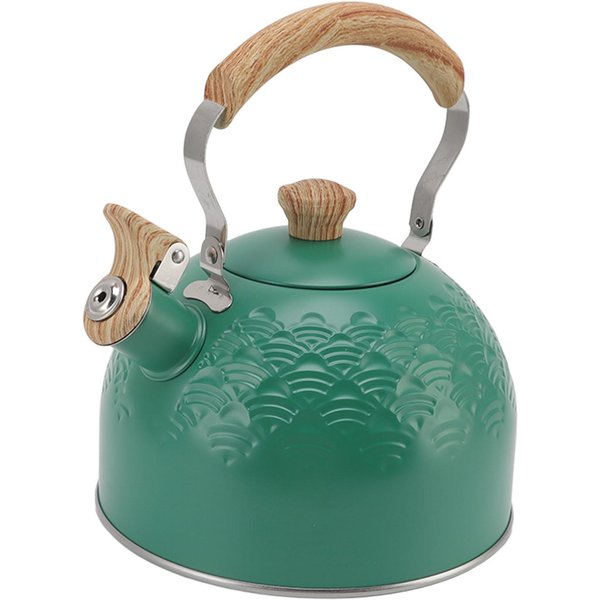 Hervidor Silbante Capacidad 2.5L Acero Inoxidable Tetera Para Estufa Para Hervir Agua L-image