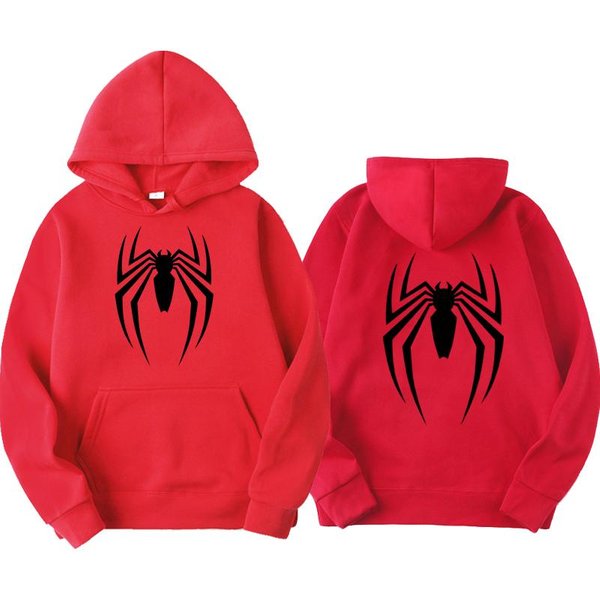 2024 Nueva Sudadera Con Capucha Para Hombre, Moda Urbana, Sudadera Con Estampado De ArañA, Sudadera Polar Para Mujer, Sudadera Con Capucha Holgada Divertida E Informal, Ropa Para Hombre Spiderman 2XL-image