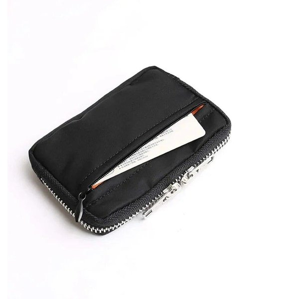Cartera Para Hombre, Bolsa De Almacenamiento Para Auriculares, Tarjetero, Estuche Para NiñOs Y NiñAs, Organizador De Tarjetas Bancarias, Monedero Con Cremallera-image