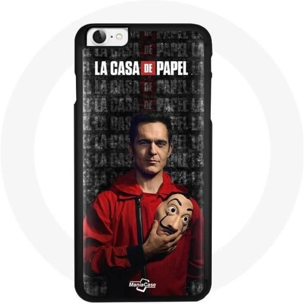 Funda Iphone 8 - La Casa De Papel - BerlíN - Flexible - DiseñO Inspirado En La Serie - Negro-image