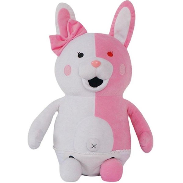 Pluszowa Zabawka Monokuma 25 Cm Super Danganronpa 2 Anime Czarno-BiałY Miś MięKka Wypchana Lalka Urocza Kolekcjonerska Zabawka CegłA OgniotrwałA-image