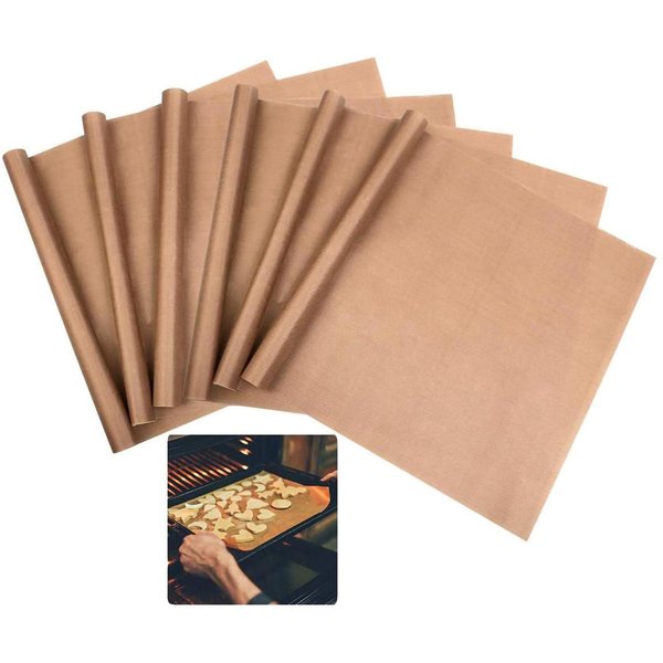 Papel De Horno MarróN Resistente Al Calor Antiadherente Papel Aceitado Papel De Horno De Cocina Para Tienda De Postres 40X60 Cm-image