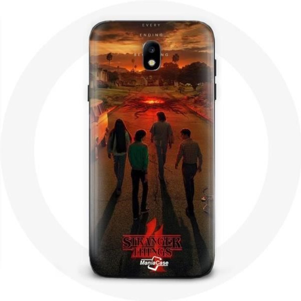 Coque Pour Samsung Galaxy S5 Stranger Things Saison 4 Affiche Art Equipages De La Nouvelle ThéOrie-image