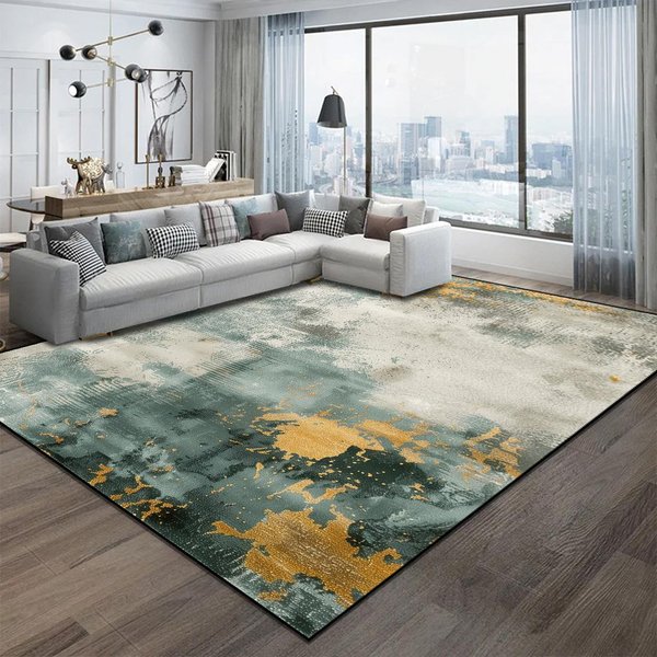 Abstrakcyjny Dywan Luksusowy MięKki AntypośLizgowy DużY Dywan Do Salonu Sypialni Dekoracja Domu Mata Na PodłOgę Pod Sofę 100*200Cm-image