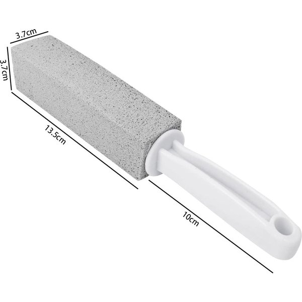 Cepillo De Limpieza De Inodoro, Piedra PóMez Con Mango, Para Asiento De BañO, Sarro, óXido, Manchas, Suciedad, Varilla Para Fregadero De Cocina, Herramienta Para Pegar Azulejos White-image