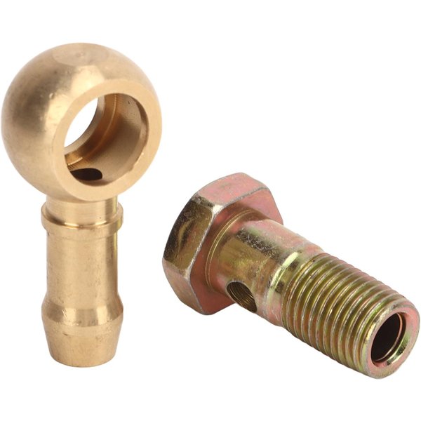 Zestaw śRub Banjo M12 X 1,5 Mm Z 2 PodkłAdkami Adapter Banjo Hamulcowy Ze Stopu Aluminium Do Samochodu-image