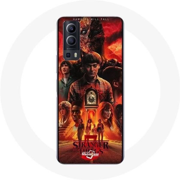 Funda - Maniacase - Vivo Y72 5G - Negra - Flexible - Stranger Things Temporada 5-image