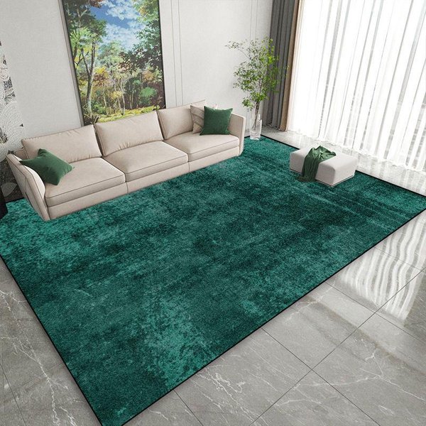 Nowoczesne Zielone Dywany Do Salonu Prosta Dekoracja Dom Luksusowe Dywany Strefa Sofy Mata Pod Stopy Sypialnia Dywan Do Salonu 100*200Cm-image
