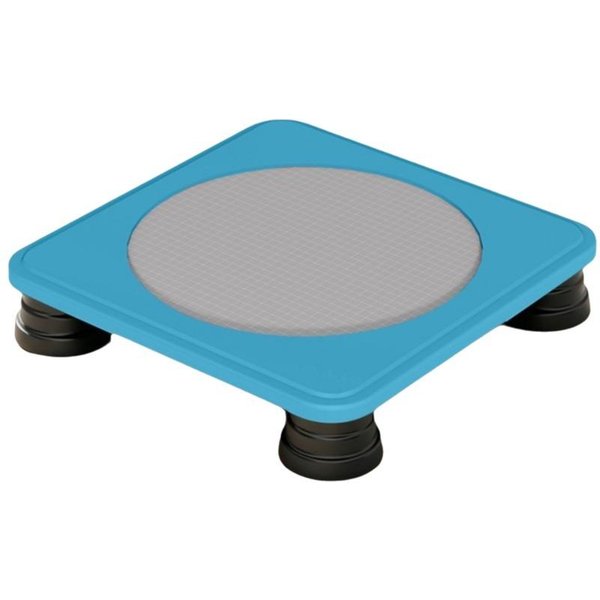 Estructura Segura TrampolíN De Fitness Para NiñOs TrampolíN Duradero Para Interiores Colchoneta De Salto Ejercicio Y DiversióN Azul-image