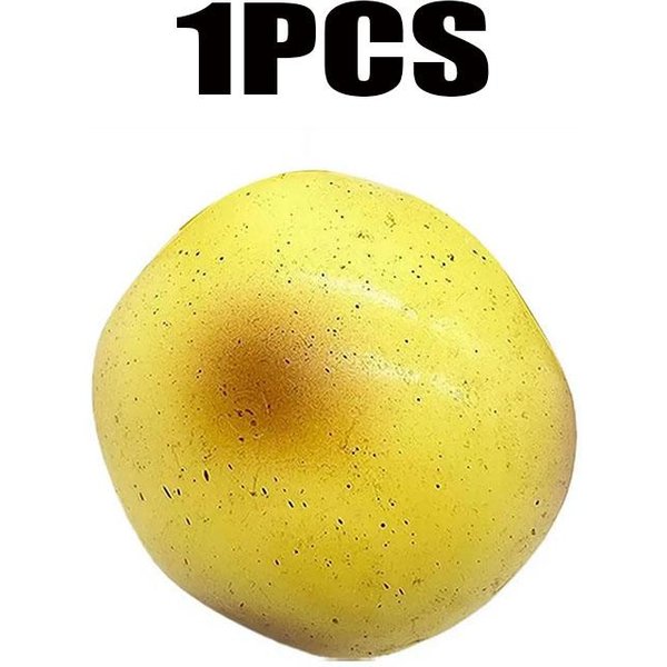 =Pudding Ziemniaczany Squishy PiłEczka Antystresowa Realistyczna Powoli PodnosząCa Się Fidget Zabawka MięKka RozciąGliwa PiłEczka Do ŚCiskania Dla Ukojenia LęKu/Adhd/Dzieci/DorosłYch Yellow-image