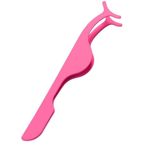 Pinzas Para PestañAs Postizas, Aplicador De PestañAs Postizas, Herramientas De Maquillaje, Rizador Auxiliar, Pinzas Profesionales Para PestañAs De VisóN. Color Rosa-image