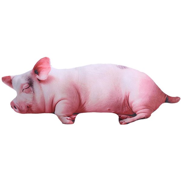 Urocze Pluszowe Zabawki śWinki Kawaii ŚPiąCa Lalka śWinka MięKka Symulacja Pluszowa Poduszka WystróJ Pokoju Ukojenie Towarzysz Prezenty Urodzinowe White-image