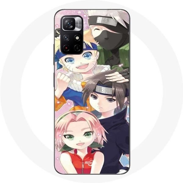 Coque Maniacase Pour Redmi Note 11 5G Kakashi Naruto Sasuke Sakura-image