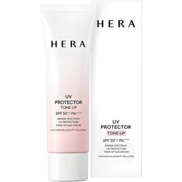 Hera UV Protector Krem Do Twarzy Z Efektem RozjaśNiająCym I Ochroną Szerokospektralną SPF50+ Pa++++ 50Ml-image