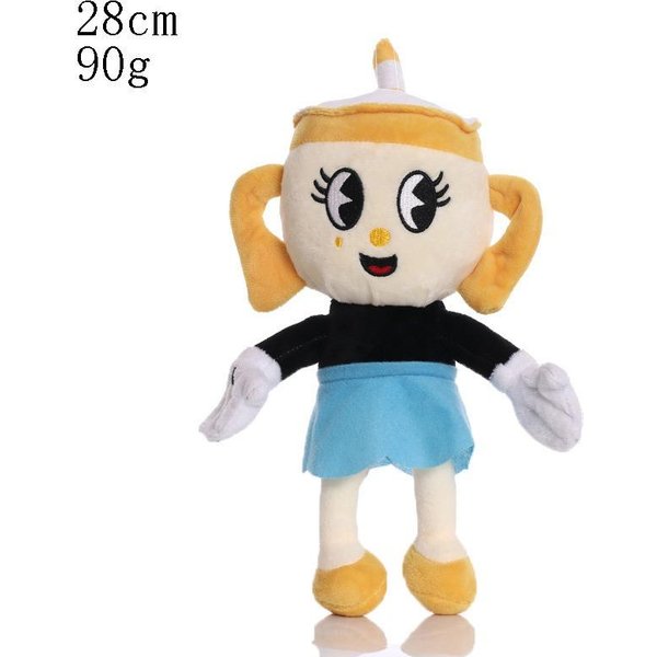 22-30Cm Gra Przygodowa Cuphead Pluszowe Zabawki Mugman Diabeł Legendarny Kielich Pluszowa Lalka MięKka Lalka Cuphead Dla Dzieci Prezenty-image