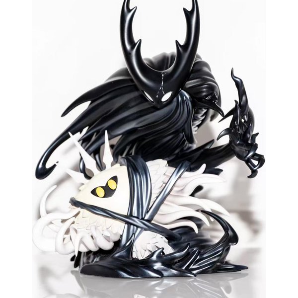 Aixlan 20CM Figurka Anime Gra Hollow Knight Hollow Knight Model Akcji Z PVC Model Kolekcjonerski Prezent Na Halloween BożE Narodzenie Lalka Black-image
