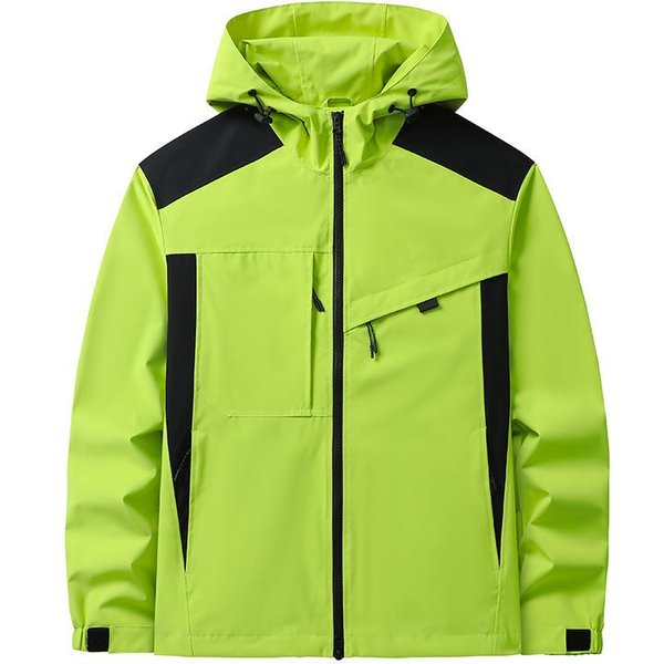 Chaqueta Exterior Nueva Impermeable Y Cortavientos Para Hombre Y Mujer Misma Chaqueta Traje De MontañIsmo Gabardina Transpirable Chaqueta Deportiva XL Black-image