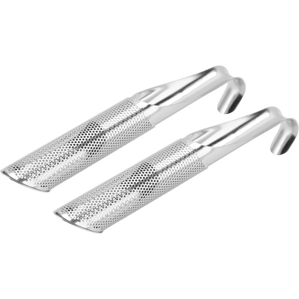 2 Piezas Difusor De Té De Acero Inoxidable Resistente Al ÓXido Colgable Reutilizable PortáTil Infusor De Té De Hojas Sueltas White-image